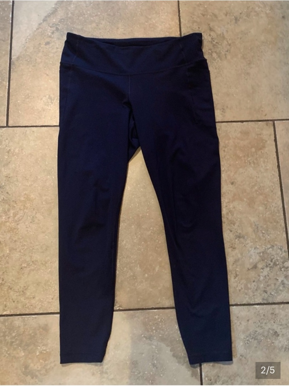 GAP 3-Piece Athleisure Bundle Navy Washed Hoodie L, Navy Leggings L & Logo Hat - Picture 6 of 10